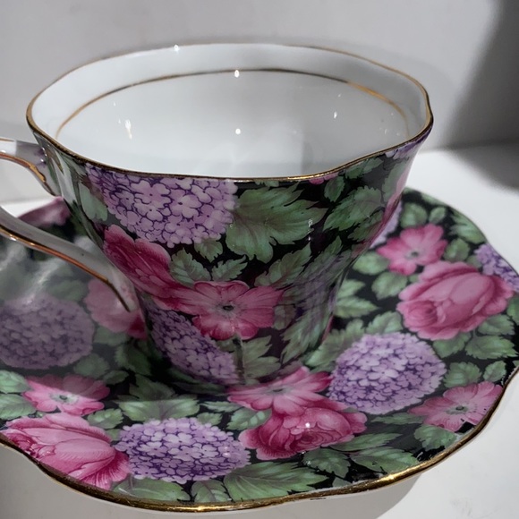 Rosina Chintz Fine Bone China teacup and saucer - Picture 2 of 12